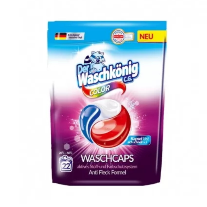 WASCHKONIG KAPSULE DUOCAPS 30KOM COLOR - DVG Company